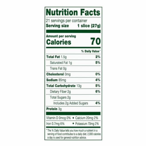 Simple Truth Organic® Thin Sliced 21 Grains + Seeds Multigrain Bread Perspective: right
