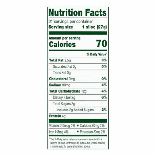 Simple Truth Organic® Thin Sliced Multiseed Bread Perspective: right