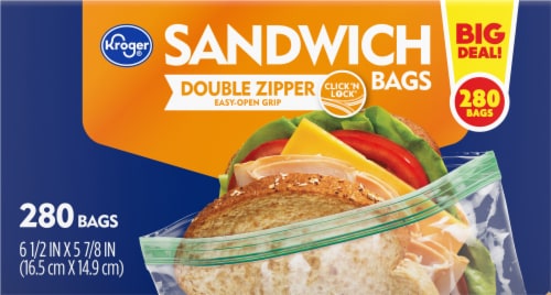 Kroger® Reclosable Sandwich Bag Perspective: right