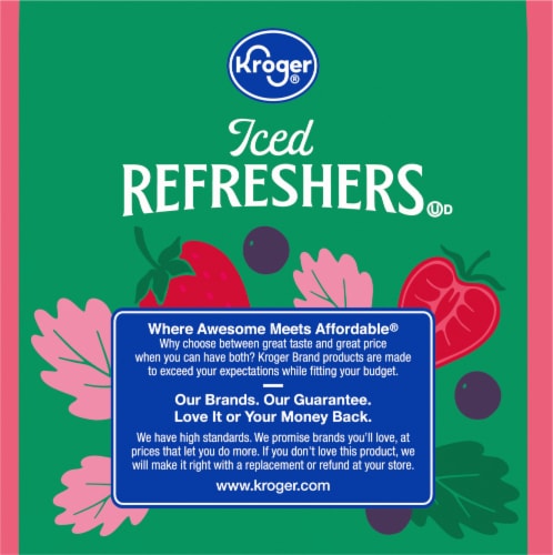 Kroger® Strawberry Acai Iced Refresher Pods Perspective: right