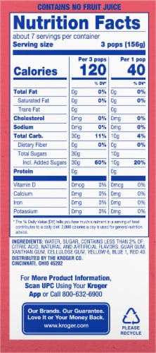 Kroger® Fruity Ice Pops Variety Pack Perspective: right