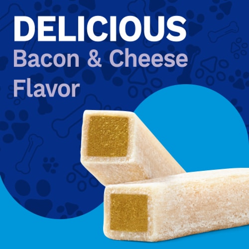 Pet Pride® Long Lasting Chews Dog Treats Bacon & Cheese Flavor Perspective: right
