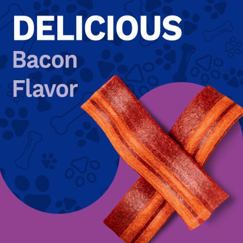 Pet Pride® Wag'n Strips Dog Treats Bacon Flavor Value Size Perspective: right