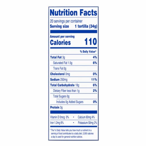 Kroger® Fajita Size Flour Tortillas Perspective: right