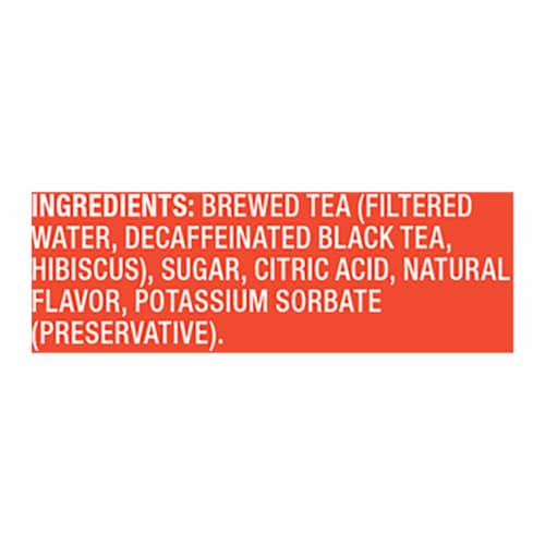 Kroger® Real Brewed Peach Sweet Decaf Tea Perspective: right