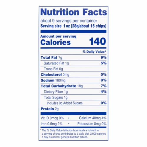 Kroger® Zesty Ranch Tortilla Chips Perspective: right