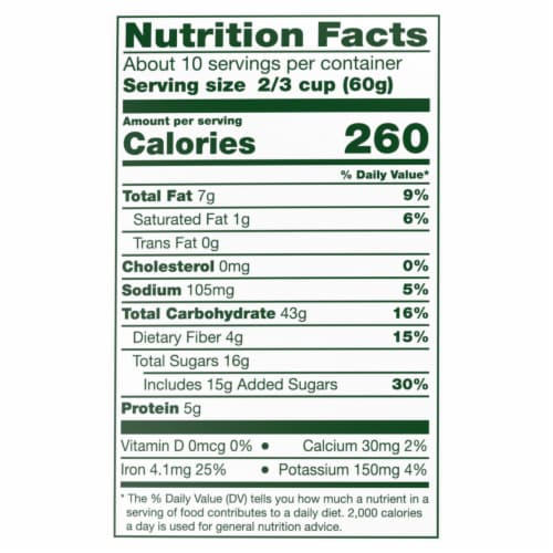Simple Truth Organic® Blueberry Oats and Honey Granola BIG DEAL! Perspective: right
