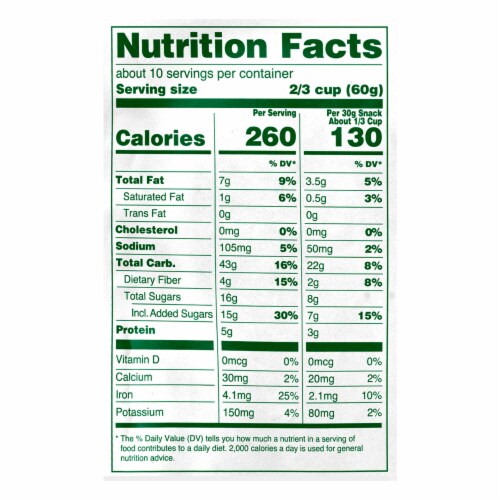Simple Truth Organic® Blueberry Oats and Honey Granola BIG DEAL! Perspective: right