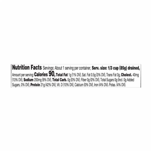 Kroger® Less Sodium Chunk Light Tuna in Water Perspective: right