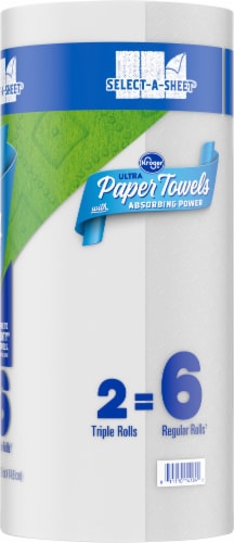 Kroger® Ultra Paper Towels With Absorbing Power Perspective: right