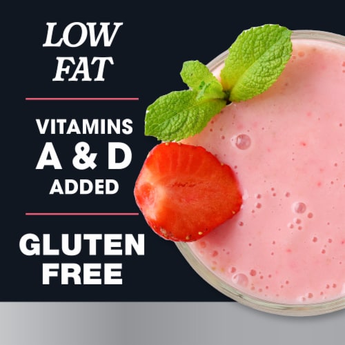 Kroger® Strawberry Banana Low Fat Greek Yogurt Drink Perspective: right