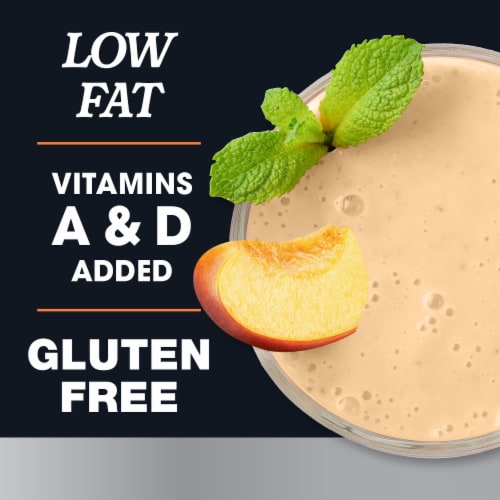 Kroger® Peach Low Fat Greek Yogurt Drink Perspective: right