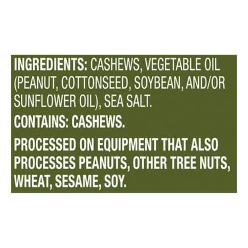 Kroger® Halves & Pieces Salted Cashews Perspective: right