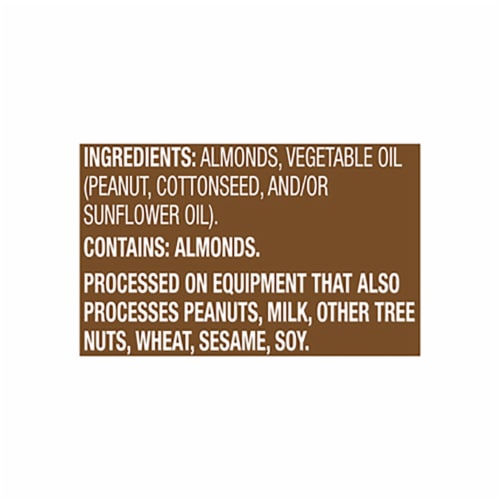 Kroger® Roasted Unsalted Almonds Perspective: right