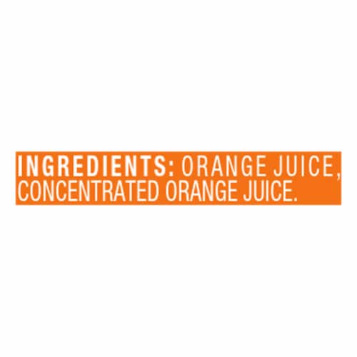 Kroger 100% Orange Juice Pulp Free Perspective: right