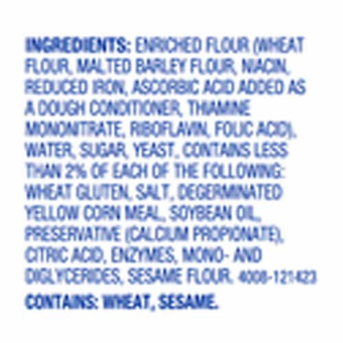 Kroger® Plain Bagels Perspective: right