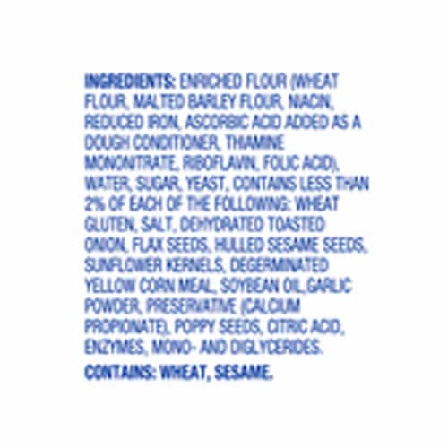 Kroger® Everything Bagels Perspective: right