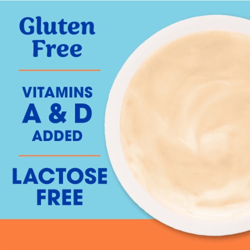 Kroger® CARBmaster® Peach Lactose Free Lowfat Yogurt Cup Perspective: right