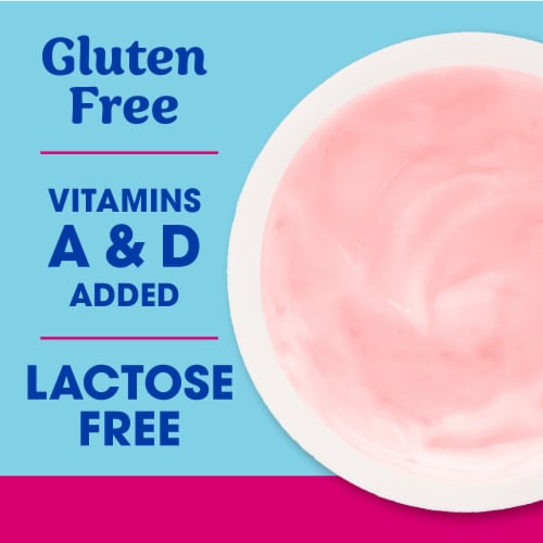 Kroger® CARBmaster® Raspberry Lactose Free Lowfat Yogurt Cup Perspective: right