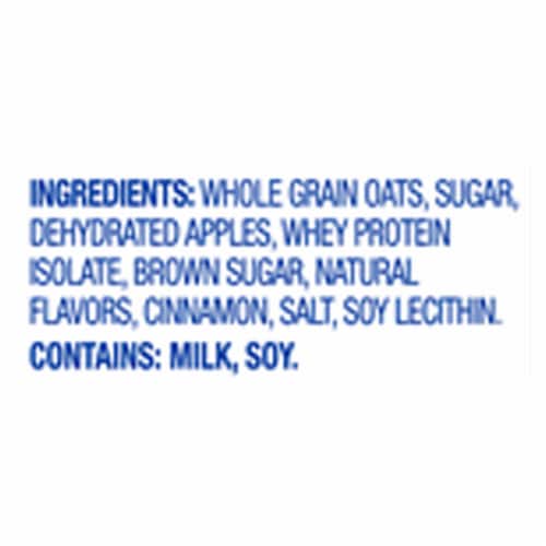 Kroger® Apple & Cinnamon Protein Instant Oatmeal Perspective: right