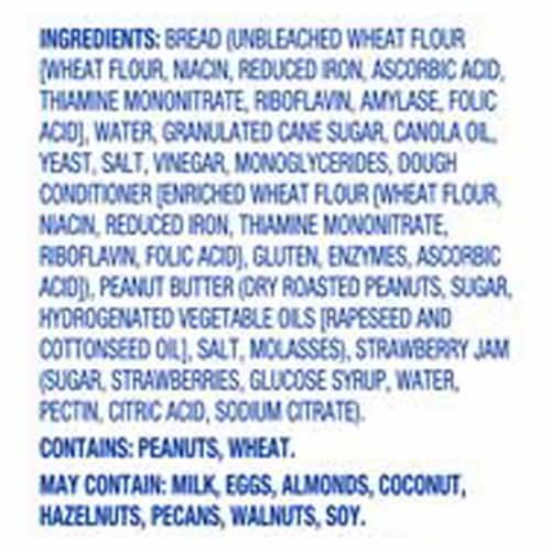 Kroger® Crustless Peanut Butter & Strawberry Jam Sandwiches Perspective: right