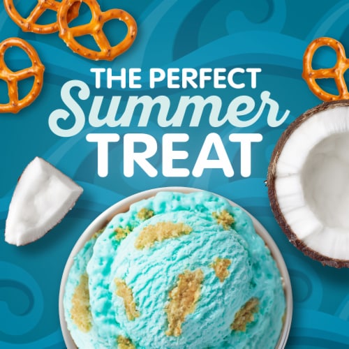 Kroger® Summer Collection Sandy Shore Pretzel Crunch Coconut Ice Cream Pint Perspective: right