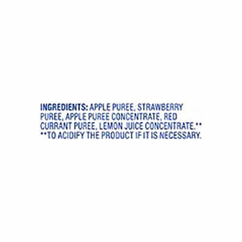 Kroger® No Sugar Addedˆ Assorted Strawberry Applesauce Pouches Perspective: right