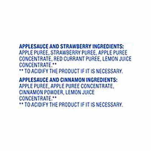Kroger® No Sugar Added Assorted Strawberry and Cinnamon Applesauce Pouches Perspective: right