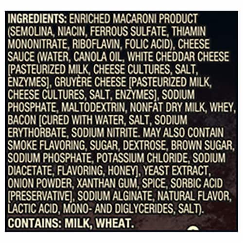 Private Selection® Gruyere and Bacon White Cheddar Macaroni and Cheese Perspective: right