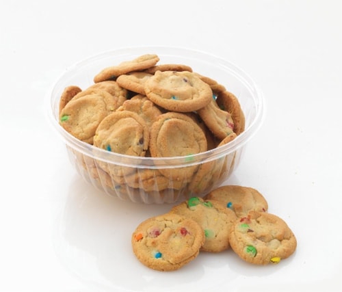 Bakery Fresh Mini Cookies Made With M&M's® Chocolate Candies Perspective: right