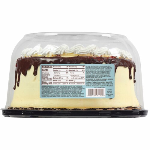 Bakery Fresh Red Velvet Cake with Cream Cheese Icing Perspective: right