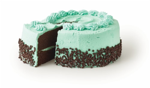 Bakery Fresh Goodness Double Layer Mint Chocolate Cake with Buttercreme Frosting Perspective: right