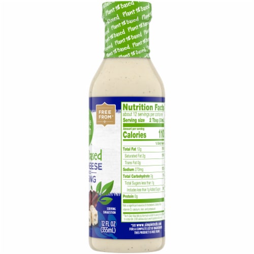 Simple Truth™ Plant Based Blue Cheese Flavored Dressing Perspective: right