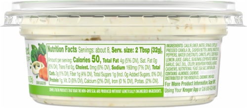 Simple Truth Garden Spinach Plant Based Dip Perspective: right