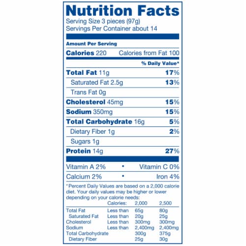 Kroger® Fully Cooked Frozen Chicken Tenders BIG DEAL! Perspective: right