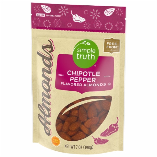 Simple Truth® Chipotle Pepper Flavored Almonds Perspective: right