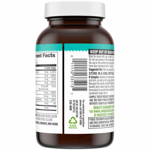 Simple Truth® B Complex Capsules 50mg Perspective: right