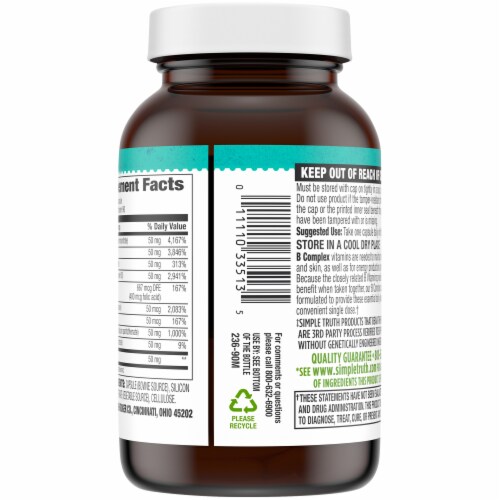 Simple Truth® B Complex Capsules 50mg Perspective: right