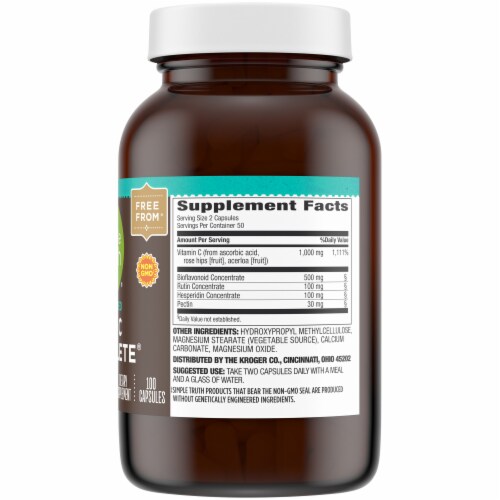 Simple Truth® Buffered Bio C Complete Capsules Perspective: right