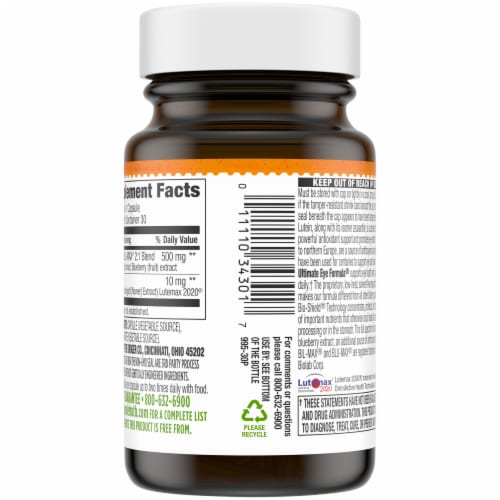 Simple Truth® Bio-Shield® Technology Ultimate Eye Formula® Capsules Perspective: right