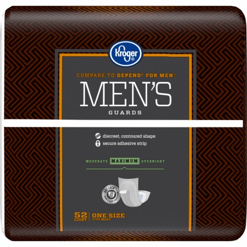 Kroger® Maximum Absorbency Guards for Men Perspective: right