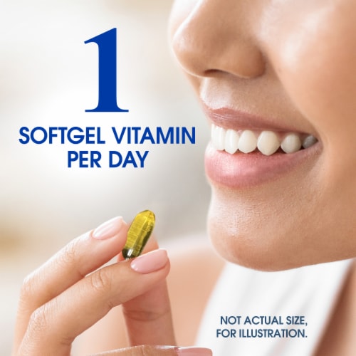 Kroger® Fish Oil 1000mg Heart Support Softgels Perspective: right