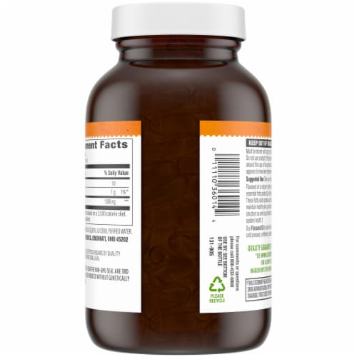 Simple Truth® Flaxseed Oil Softgels 1000 mg Perspective: right