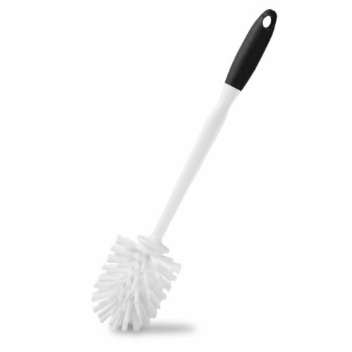 Kroger® Designer Toilet Bowl Brush - White/Black, 1 ct - Kroger