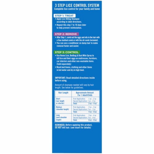 Kroger® Step 1: Treat Lice Killing Shampoo Perspective: right