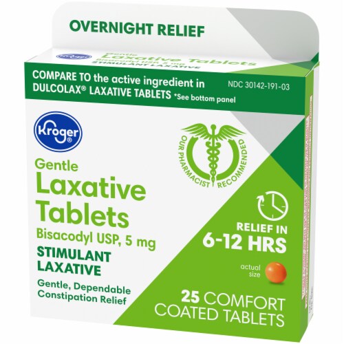 Kroger® Laxative Tablets Perspective: right