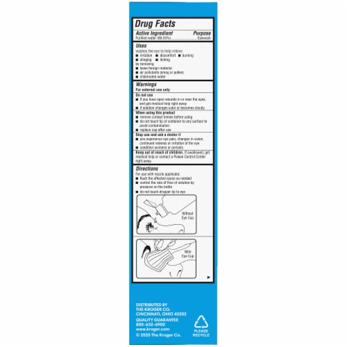 Kroger® Sterile Eye Wash Perspective: right