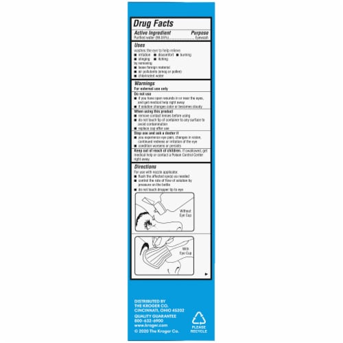 Kroger® Sterile Eye Wash, 4 fl oz - Fred Meyer