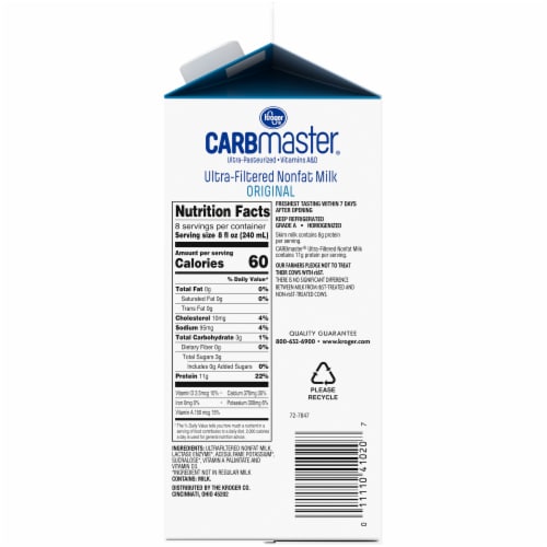 Kroger carbmaster milk reviews