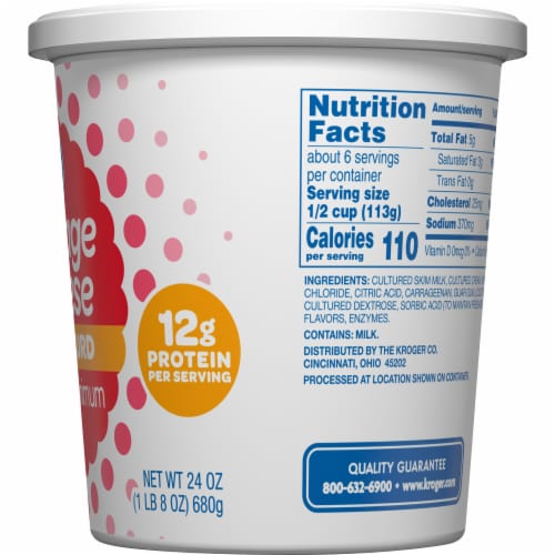 Kroger® 4% Milkfat Small Curd Cottage Cheese Perspective: right
